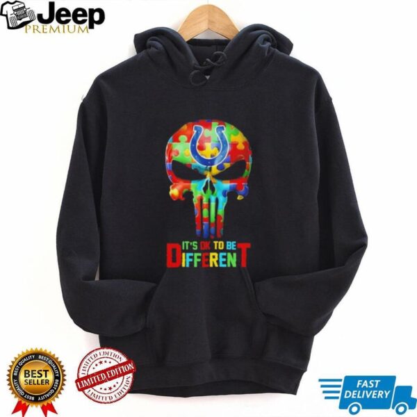 Skull Indianapolis Colts it’s ok to be different shirt