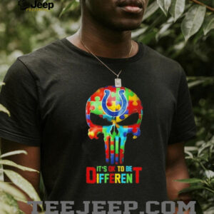 Skull Indianapolis Colts it’s ok to be different shirt