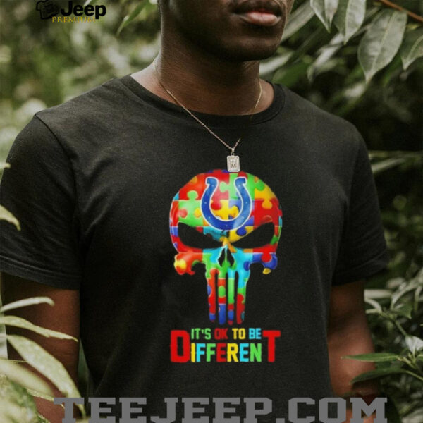 Skull Indianapolis Colts it’s ok to be different shirt