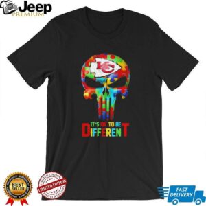 Skull Kansas City Chiefs it’s ok to be different shirt