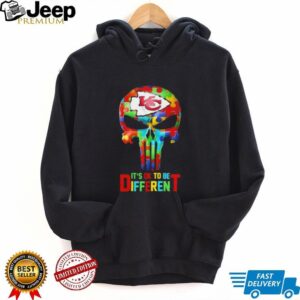 Skull Kansas City Chiefs it’s ok to be different shirt