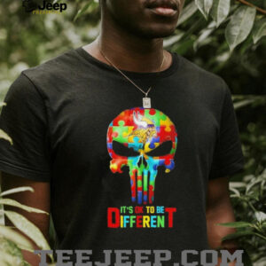 Skull Minnesota Vikings it’s ok to be different shirt