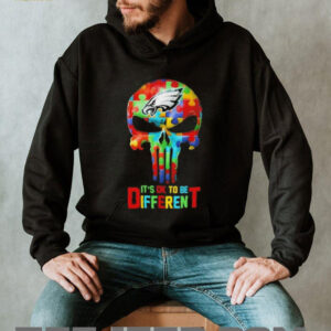 Skull Philadelphia Eagles it’s ok to be different shirt