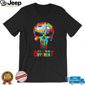 Skull Seattle Seahawks it’s ok to be different shirt