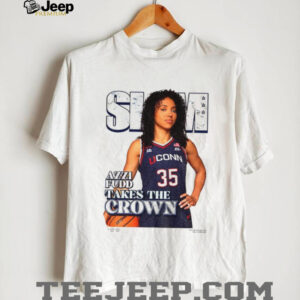 Slam Azzi Fudd Takes the Crown UConn Huskies Big East Conference WNBA shirt