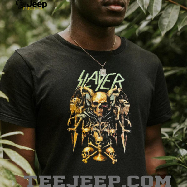 Slayer Farewell Tour 2025 Skull Throne Art With Tour Dates Unisex T Shirt