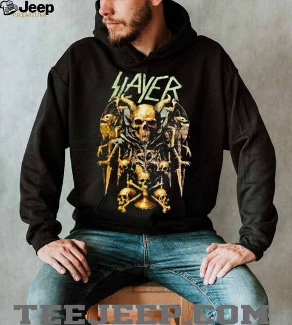 Slayer Farewell Tour 2025 Skull Throne Art With Tour Dates Unisex T Shirt