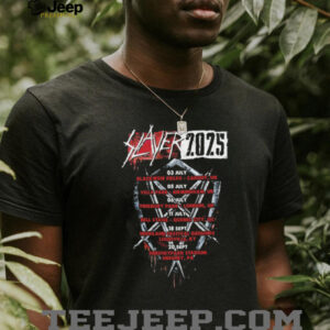 Slayer Nation Tour 2025 Washed T shirt