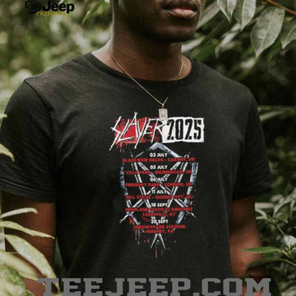 Slayer Nation Tour 2025 Washed T shirt