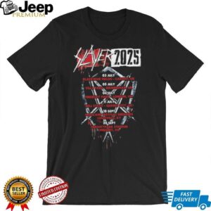 Slayer Nation Tour 2025 Washed T shirt