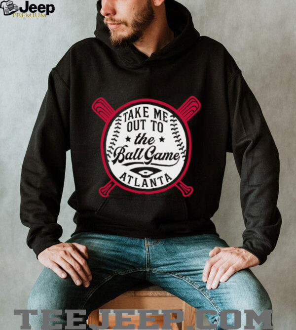 Smack Apparel Shop Atlanta Braves Baseball Take Me Out to The Ball GaShirt