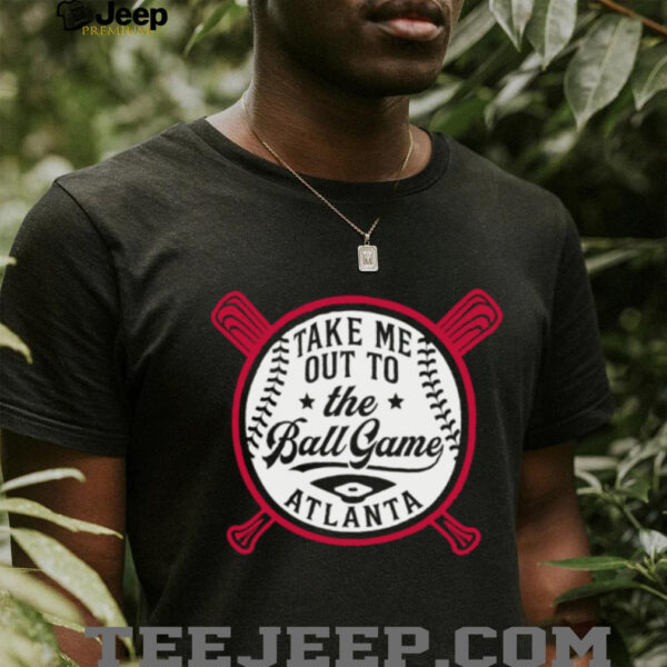 Smack Apparel Shop Atlanta Braves Baseball Take Me Out to The Ball GaShirt