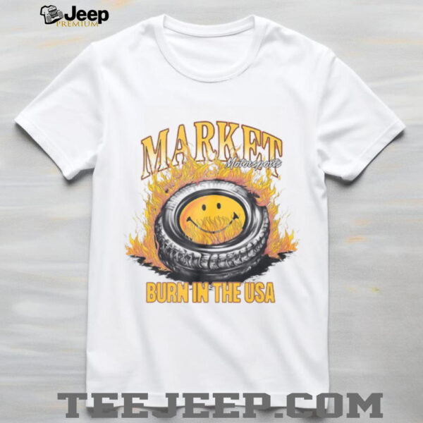 Smiley Burnt Rubber T Shirt