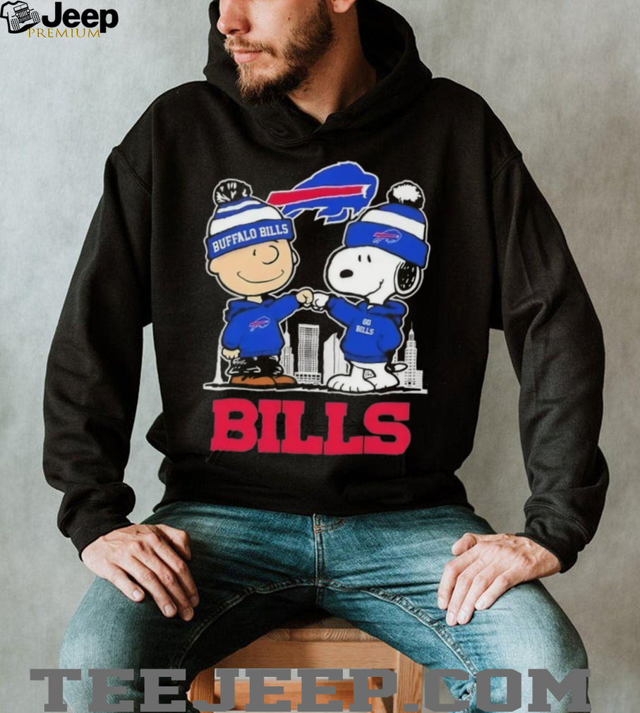 Snoopy And Charlie Brown Buffalo Bills Football Skyline Cartoon Mashup T Shirt Snoopy And Charlie Brown Buffalo Bills Football Skyline Cartoon Mashup T Shirt