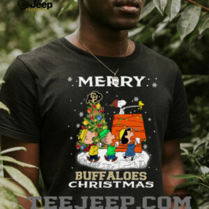 Snoopy Colorado Buffaloes Christmas Shirt Funny Holiday Football T Shirt