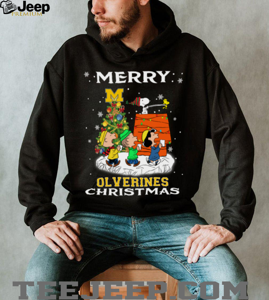 Snoopy Michigan Wolverines Christmas Shirt Funny Holiday Football T Shirt Snoopy Michigan Wolverines Christmas Shirt Funny Holiday Football T Shirt