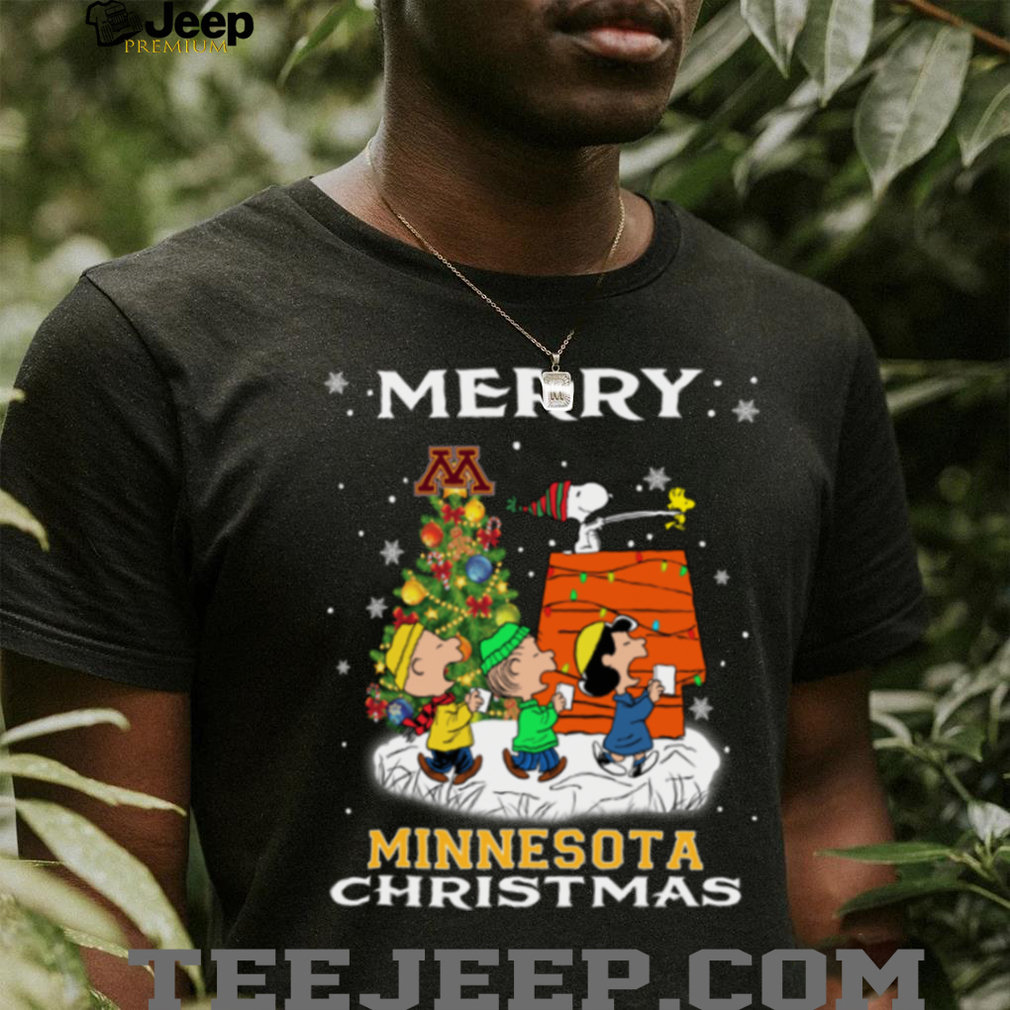 Snoopy Minnesota Golden Gophers Christmas Shirt Funny Holiday Football T Shirt Snoopy Minnesota Golden Gophers Christmas Shirt Funny Holiday Football T Shirt