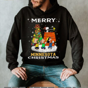 Snoopy Minnesota Golden Gophers Christmas Shirt Funny Holiday Football T Shirt