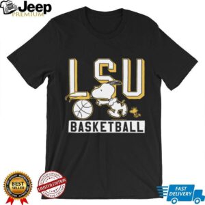 Snoopy Peanuts x LSU Basketball Tee Streaker Sports