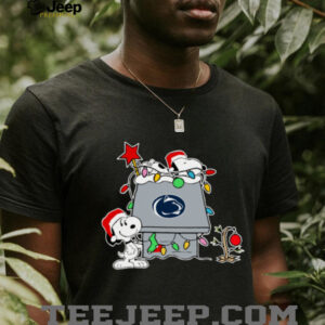 Snoopy Penn State Nittany Lions Christmas Shirt 2025 Holiday Football Gift Tee