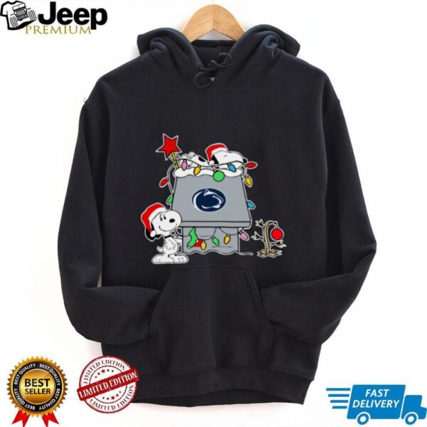 Snoopy Penn State Nittany Lions Christmas Shirt 2025 Holiday Football Gift Tee