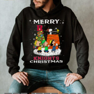 Snoopy Rutgers Scarlet Christmas Shirt Funny Holiday Football T Shirt