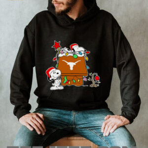 Snoopy Texas Longhorns Christmas Shirt 2025 Holiday Football Gift Tee