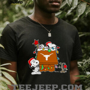 Snoopy Texas Longhorns Christmas Shirt 2025 Holiday Football Gift Tee