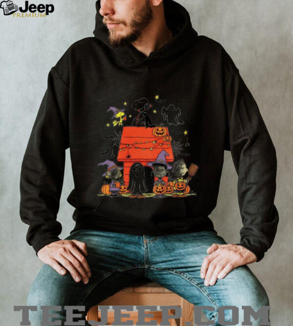 Snoopy and friends spooky season Halloween Thanksgiving and Fall shirt