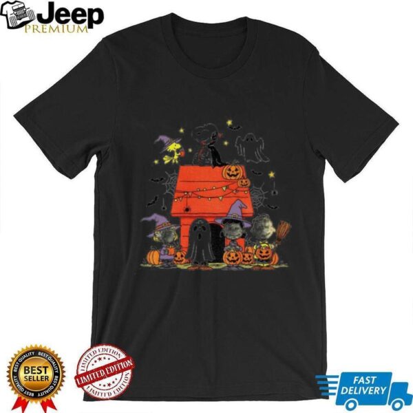 Snoopy and friends spooky season Halloween Thanksgiving and Fall shirt