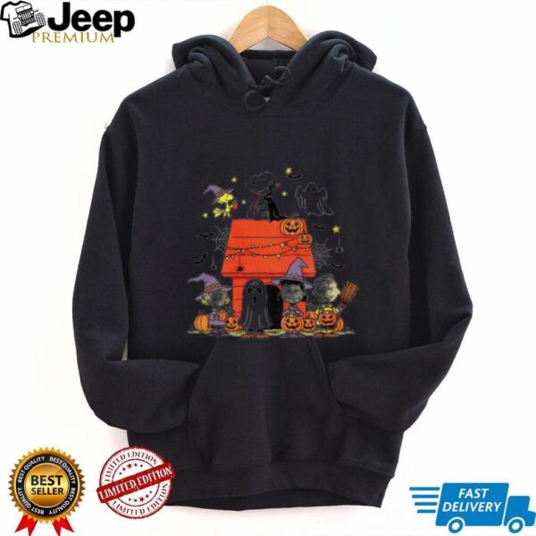 Snoopy and friends spooky season Halloween Thanksgiving and Fall shirt