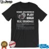 Some Grandmas Play Bingo Real Grandmas Watch Denver Broncos Diamond Heart 2025 T shirt