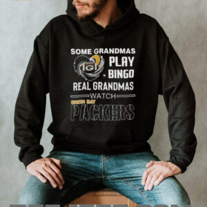 Some Grandmas Play Bingo Real Grandmas Watch Green Bay Packers Diamond Heart 2025 T shirt
