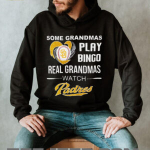 Some Grandmas Play Bingo Real Grandmas Watch Padres 2025 TShirt
