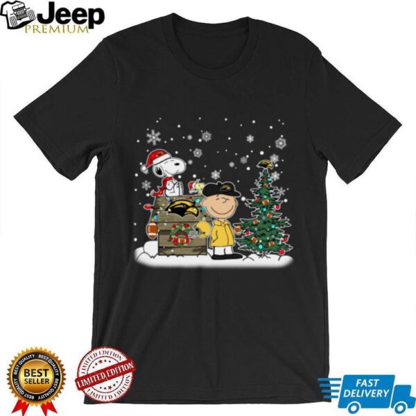 Southern Miss Golden Eagles Snoopy Charlie Brown Christmas Holiday T Shirt