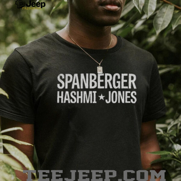 Spanberger Hashmi Jay Jones Logo shirt