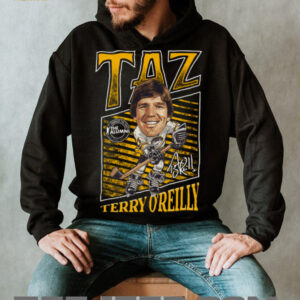 Spittin' Chiclets Merch Spittin Chiclets x Alumni Association Terry O'Reilly Taz T Shirt