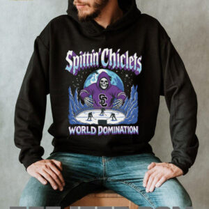 Spittin Chiclets Podcast Merch World Domination Hoodie