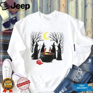 Spooky Witch Halloween Trump red hat shirt