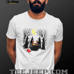 Spooky Witch Halloween Trump red hat shirt