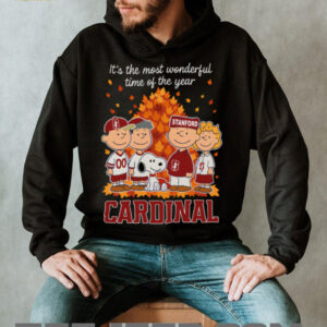 Stanford Cardinal x Peanuts Fall T Shirt It’s the Most Wonderful Time of the Year