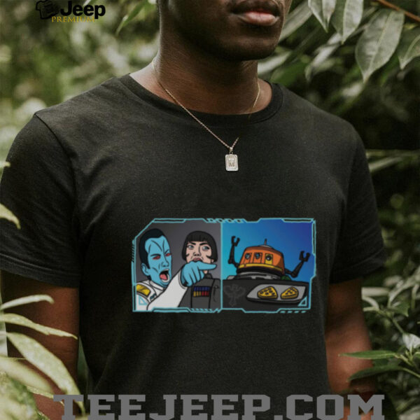 Star Wars Rebels Thrawn vs Chopper Cartoon TShirt