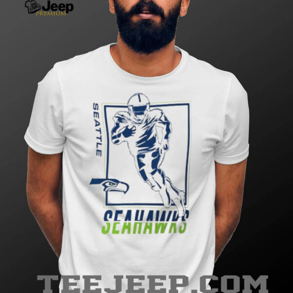 Starter Seattle Seahawks White Grid Shirt