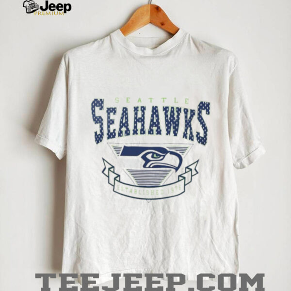 Starter Seattle Seahawks White Mesh 80s Logo Shirt