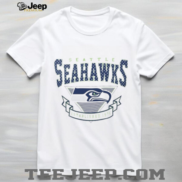 Starter Seattle Seahawks White Mesh 80s Logo Shirt