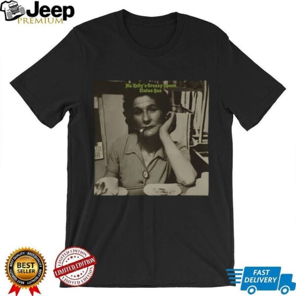 Status Quo Store Ma Kelly’s Greasy Spoon Anniversary Tour Shirt
