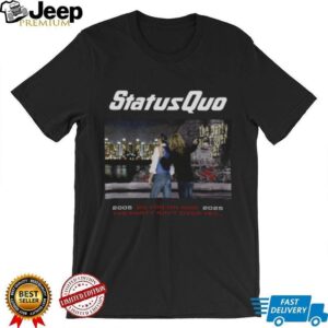 Status Quo The Party Ain’t Over Black Tour Tee ClShirt