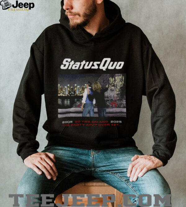 Status Quo The Party Ain’t Over Black Tour Tee ClShirt