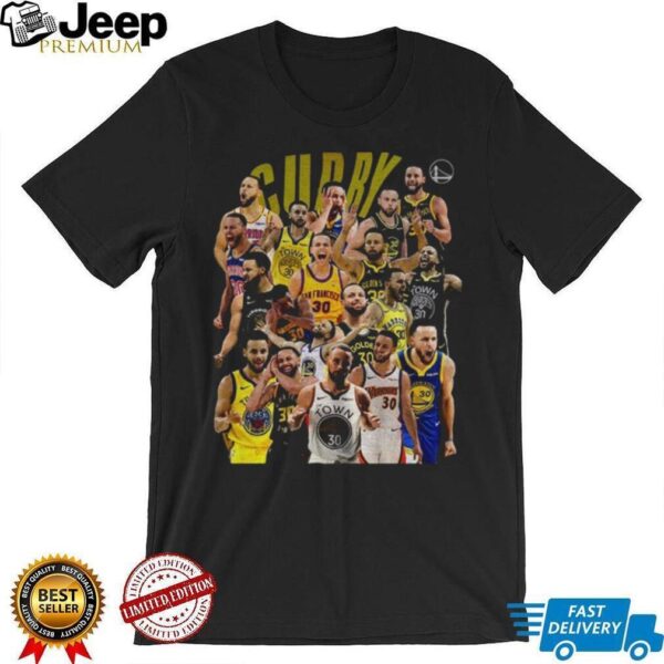 Stephen Curry 17 seasons in Warriors NBA shirt