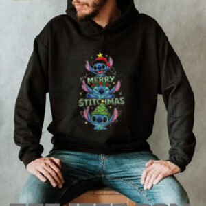 Stitch Santa hat Merry Stitchmas Xmas 2025 shirt